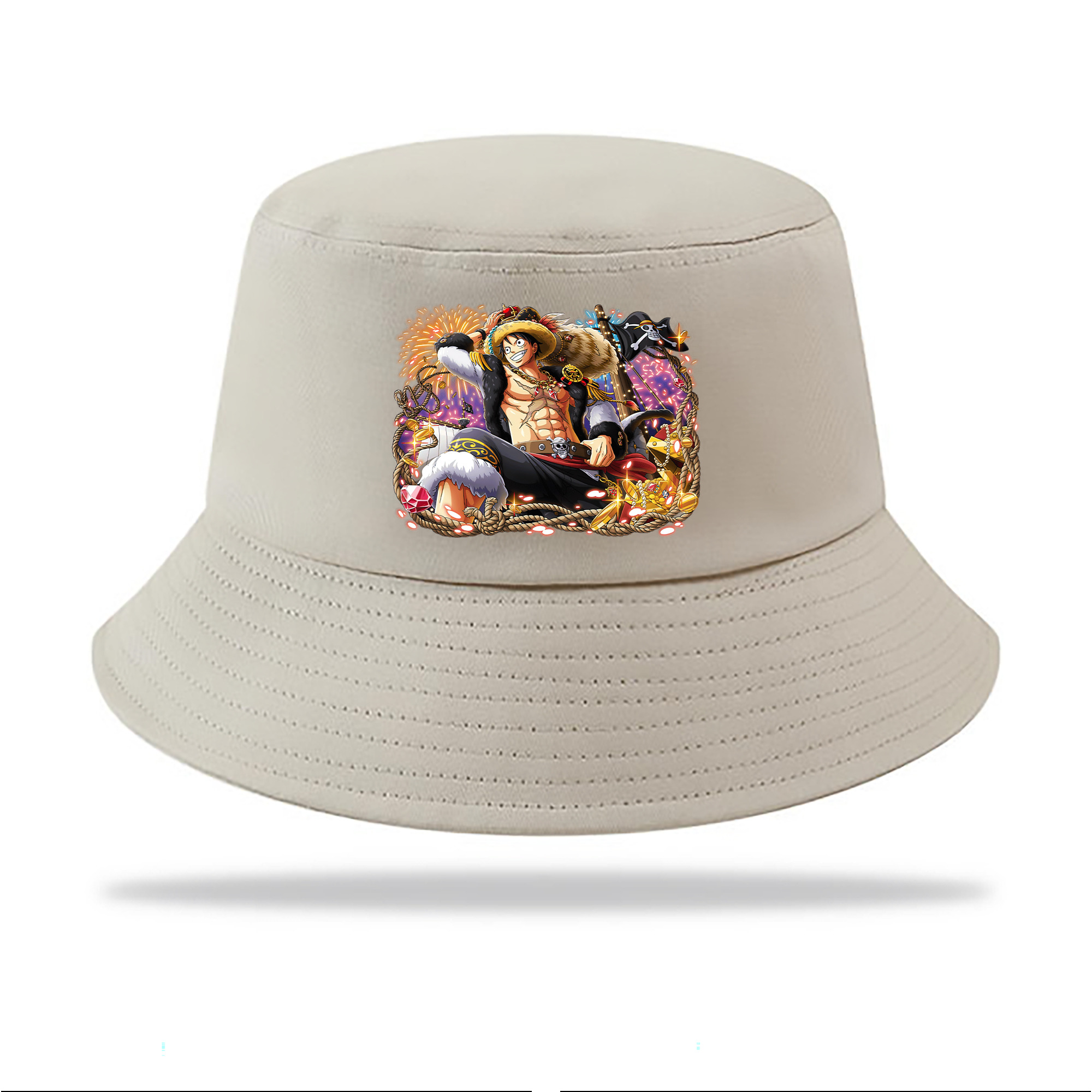 ワンピース モンキー・D・ルフィ ONE PIECE Monkey D. Luffy アウトドア日除けバケットハット